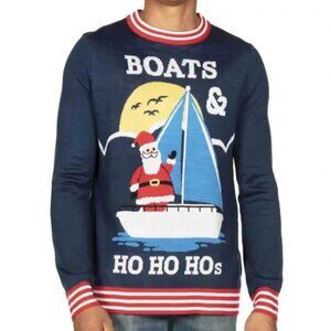 NWT Tipsy Elves “Boats & Ho Ho Hos” Holiday Sweater  Men’s XL